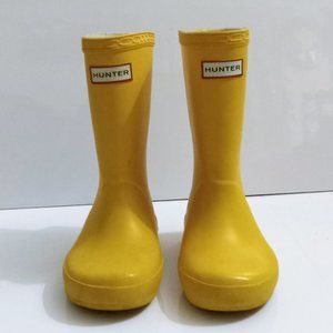 Hunter rain boots kids size 10